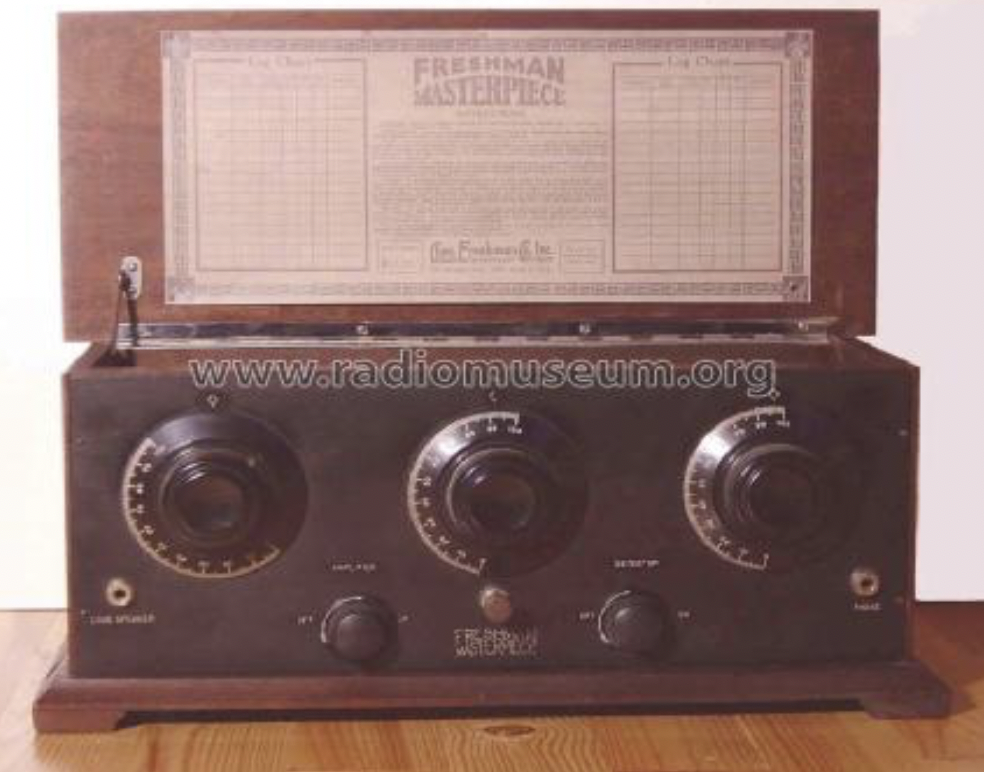 An antique radio (radiomuseum.org)
